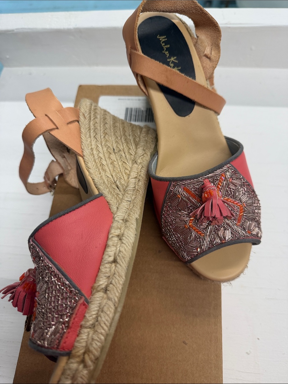 Meher Kakalia Wedge Sandals - Picture 2 of 4